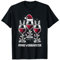 Drei Weingläser Weihnachtsmannmütze Beleuchtung Weihnachten T-Shirt