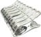 100 Pack Stainless Steel Clothes Pegs Clothes Pins Heavy Duty Metal Clips Laundry Pegs Beach Clips Clothing Clamps for Sock Scarf Underwear Food Sealing Photos