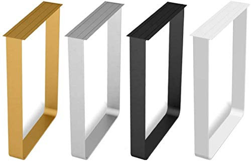 Tischbeine, Metallhalterung, individuelle weiße Esstischbeine, goldene Schreibtischbeine, Konferenztischbeine, Computertisch, Schreibtisch, Teetisch (Farbe: Gold, Größe: 60 x 70 cm)