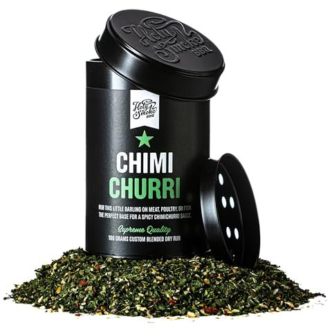 Chimichurri Dry Rub BBQ Mélange d'Épices Viandes Grillées Tacos Salades Assaisonnement Chimichurri Sec epices cuisine Épices Argentines Viande Poisson Volaille Brisket Barbecue 100g