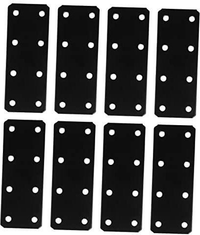 OKUMEYR 8stücke Teiliges Flache Gerade Winkelverbinder Aus Robuste Reparaturplatten Für Möbel Und Für Stabile Verbindungen Und Verstärkungen
