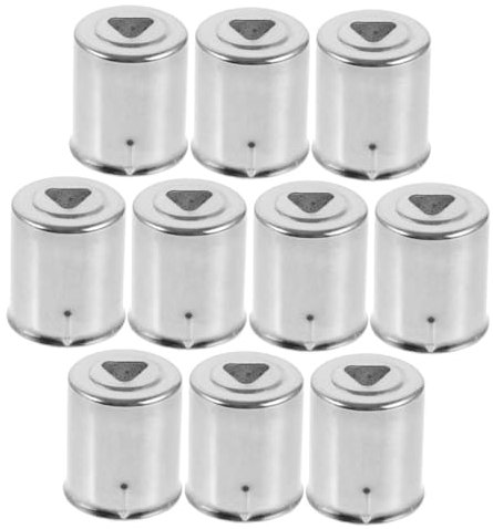MAGICLULU 10pcs Sturdy Iron Microwave Magnetron Caps Compatible Oven Parts Replacement Lid Cover for Food