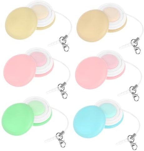 GOOHOCHY 6pcs Ergonomic Phone Screen Wipe Screen Cleaner Pad Lens Cleaner for Glasses Mobile Computer Wipes Gentle Cleaning Random Color
