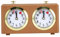 Onmancy Montre mécanique d'échecs analogique pour d'échecs - Minuteur Officiel - Pas de Batterie nécessaire