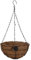BESCH Macetero Colgante Fibra de Coco para Soporte de Macetas de Estilo Cadena para Colgar en habitación, salón o balcón 25 Ø x 14 cm
