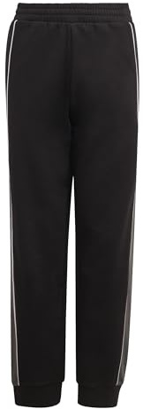 adidas Unisex Kinder Color Block Pants, Black/Grey six/White, 9-10 Years