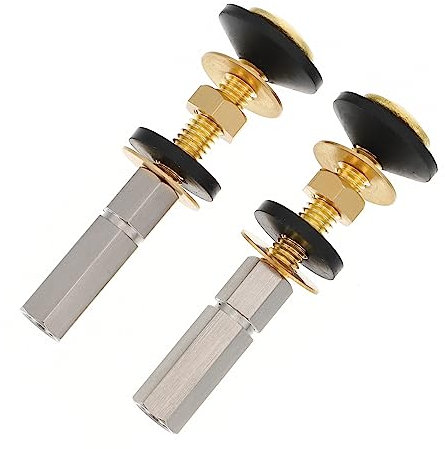 SHINEOFI 2Stücke Toilettensitz Langlebig Ersatzteile Für Wc Sitzinstallationen Für Toilettenbehälter Und Spülkästen