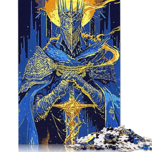 500 Teile Puzzle „Magic Swords King“, Schwierigkeitsgrad Puzzle, Lernspiel, Spielzeug, Familiendekoration, 500 Teile (52 x 38 cm)