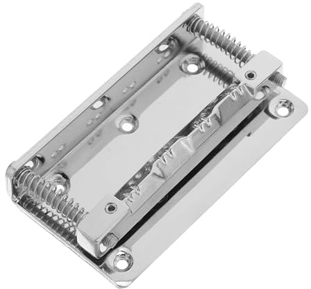 SAFIGLE Mandolin Replacement Bridge Plate Silver Mandolin Spare Parts Easy Installation Musical Instrument Accessory Enhancing Tonal Clarity and Versatility