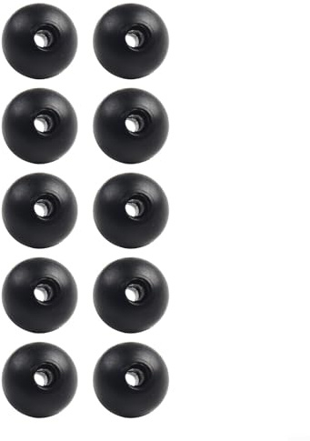Set of 10 Gym Pulley Machine Cable Ball Stoppers Compatible with 8mm/10mm Diameter Fitness Cables for Equipment Protection and Extended Machine Cable Life (38mm)