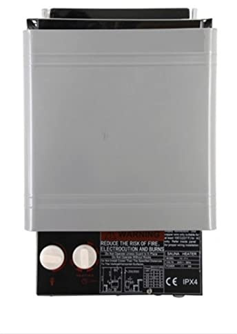 2/3/6 / 9kw. Elektrischer Sauna-Heizofen mit internem Controller trockenes Dampfbad for Sauna Home Hotel Spa Dusche Hoch Effizient(2KW Internal)