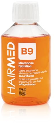 HAIRMED - B9 Professionelles feuchtigkeitsspendendes Shampoo - Hydratisierendes Haarshampoo für Meeres- und Sonnenschäden - 200 ml