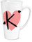 K Heart Alphabet 17oz Large Latte Mug Cup