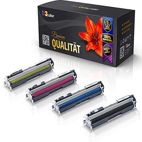 123Color Tonerkartuschen kompatibel mit HP Laserjet Pro 100 Color MFP M175c M175e M175nw CE310 CE311 CE312 CE313 Schwarz Cyan Magenta Yellow Set