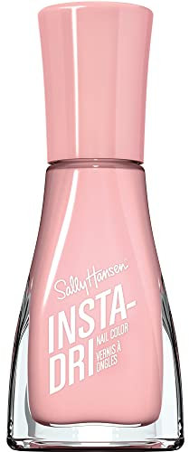 Sally Hansen Insta-Dri Nail Polish, Petal Pusher, 60 Seconds Quick Drying, Long Lasting, Streak Free, Shiny Finish, 3-in-1 Formula, Built in Base and Top Coat, 9.17ml