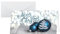 SIGEL DS058 Weihnachtskarten-Set mit Umschlag | DIN lang | 25 Stück | blau/silber Delightful Christmas | ideal zum Bedrucken