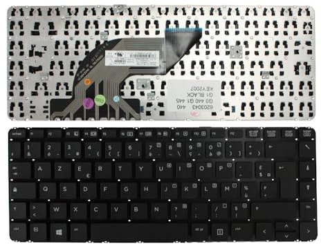 Power4Laptops Française Noir Clavier pour Ordinateur Portable (PC) Compatible avec HP 6037B0088005