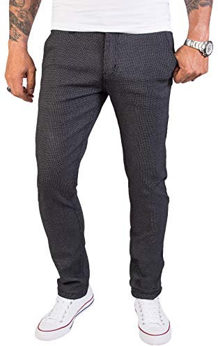 Rock Creek Herren Chino Hose Slim Fit Business Hosen Chinohose Stoffhose Chinos Hosen für Männer Casual Elegante Hose RC-2154 Anthrazit W29 L32