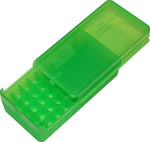 MTM P50SS Series Side-Slide Pistol Ammo Box (50 Rds 45 ACP, Clear Green)