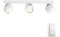 Philips Hue White Ambiance Buckram, Faretto LED smart, Bluetooh, Controllo Vocale 3 Punti Luce, lampadine e Telecomando Dimmer Switch Inclusi, Bianco