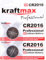 kraftmax 2er Pack CR2016 Lithium Hochleistungs- Batterie / 3V Knopfzelle für professionelle Anwendungen - Neuste Generation