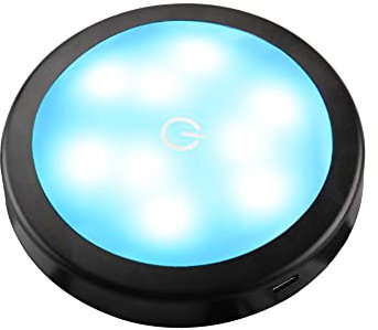 yifengshun Luci per Tettuccio Auto LED Plafoniera per Auto，Regolazione del controllo vocale Ricarica USB LED interni cupola luci,coda/RV/Rimorchio/camper/barca Luce （Sette colori）