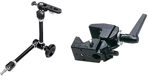 Manfrotto Variable Friction Arm with Bracket, Black & 035 Ftc Super Clamp