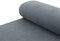 Polar Fleece Stoff Antipilling einfarbig dunkelgrau - Meterware ab 25 cm x 150 cm - Stoff zum Nähen