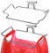 HNYYZL Trash Bag Holder,2 Pack Under Sink Bin,Under Cupboard Bin for Kitchen,Hanging Bin Bag Holder,Plastic Bag Holder