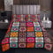 Loussiesd Frauen Boho Mandala Bettüberwurf Mädchen Böhmischen Stil Tagesdecke 240x260cm für Kinder Erwachsene Buntes Gitter Plaid Dekor Steppdecke Hippie Mandala