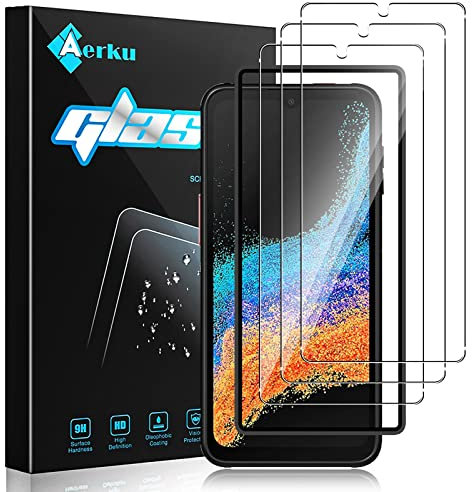 Aerku 3 Stück Schutzfolie für Samsung Galaxy Xcover 6 Pro für Panzerglas, 0.33mm Ultra-Klar Folie, 9H Härte Displayschutzfolie, Anti-Kratzen Schutzglas, Anti-Bläschen