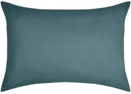 STOF - Kopfkissenbezug, Größe 50 x 70 cm, 100% Baumwolle, Öko-Tex Zertifiziert, hervorragende Qualität, Farbe Eukalyptus, Modell Eden, Bettwäsche, weich und bequem, Unisex