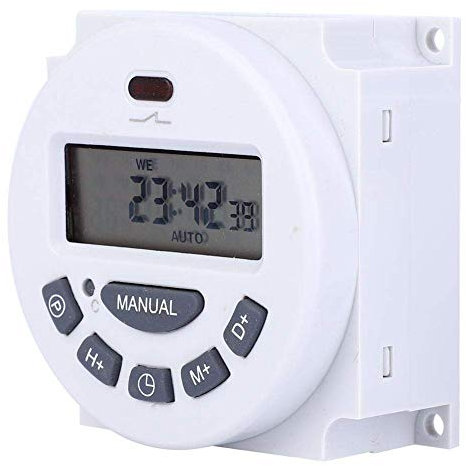 Mini interrupteur horaire, L701-110 V numérique LCD programmable pour chauffe-eau, lampadaires et boîtes électriques