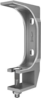 home trends Markisenhalterung Decken- und Wandhalterung mit Befestigungsmaterial Stahl/Aluminium und Weiß/Anthrazit zur Auswahl (2, Stahl-35mm-Anthrazit)