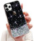 LCHULLE Glitzer Hülle Kompatibel mit iPhone 11 Pro Max(6.5 Zoll) Handyhülle Mädchen Schuzhülle Glitzer klar TPU Bumper Silikon Hülle Handyhülle Tasche Case Cover für iPhone 11 Pro Max Schwarz