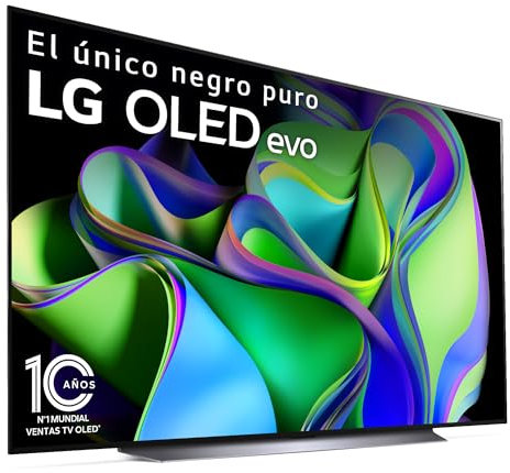 LG OLED83C34LA 83, 4K OLED EVO, Smart TV, webOS23, Procesador Máxima Potencia, Dolby Vision, Dolby Atmos, Gaming, Alexa/Google Assistant