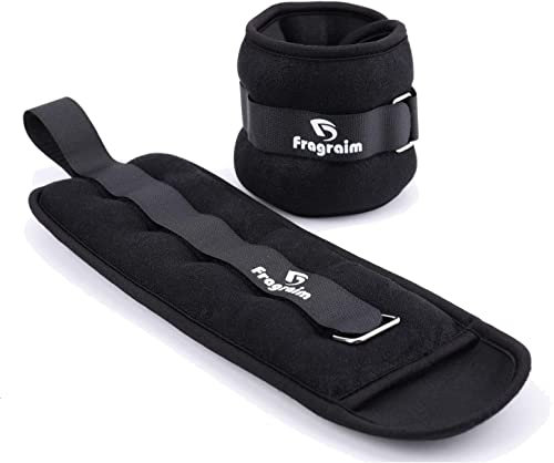 Fragraim Poids Cheville, Poids Poignet, Leste Cheville 3 KG 1 Paio di Pesi per Polso Gamba Braccio per Donne, Bambini e Uomini, Comodi e Morbidi, Perfetti per Ballare, Correre, Camminare, Fitness