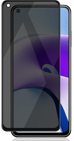 Zerrshoo Protector Pantalla para Redmi Note 9T/Poco M3, Antiespia Cristal Vidrio Templado 1 Unidades, Cristal Vidrio Templado para Redmi Note 9T/Poco M3 - Privacidad/Antiarañazos/Dureza 9H