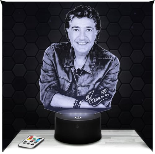 Lampephoto.fr - Lampada 3D Frederic François, Luce Notturna Tattile, Decorazione, Cantante Varietà Canzone FrancesE. Idea Regalo Oggetto Frederic François Luce Notturna Decorazione Camera TOP