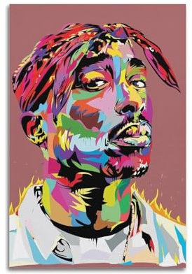 McosU Lil Nas XCreative Poster auf Leinwand, Wanddekoration, Kunstdruck, Dekoration, Büro, Zuhause, Schlafzimmer, Poster, Geschenk, 50 x 75 cm, ungerahmter Stil