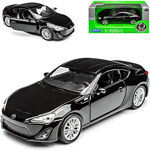Welly T*o*y*o*t*a GT86 Coupe Schwarz Ab 2012 ca 1/43 1/36-1/46 Modell Auto
