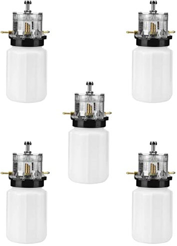 Pyugxab 5X Pot D' de Pompe à Vide 500Ml Machine à Traire Bidon D' en Plastique pour Accessoire de Machine à Traire de ChèVre de Mouton de Vache