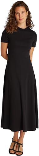 Tommy Hilfiger Damen Modern F&f Midi Dress Ww0ww44547 Modernes F&F Midi-Kleid WW0WW44547