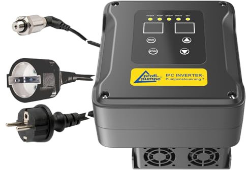 CONTROLLORE POMPA CON INVERTER PRESSOSTATO cablato Pressostato Controller automatico Monitor di flusso per pompa acquedotto domestico pompa da pozzo (controllo pompa INVERTER 7 - 1.1KW 1*230V/3*230V)