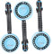 UPKOCH 3stücke Teiliges Aufblasbarer Musikinstrumente Für Junge Mädchen Bunte PVC Trompete Banjo Und Gitarre Für Party-Dekoration Und Kreative Spielstunden Groß