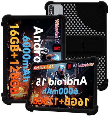 Coque de protection pour tablette BYXSB/UGRIHACH/LVILLE/HOTLIGHT/Whitedeer/HakauG/EKSVEFOT/YICTY/WHITEDEER C10 10 avec fonction antichoc, support et anti-chute, design élégant et simple, pour