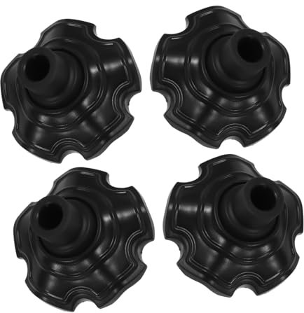 HOMOCONO Camping Stuhlfußschutz 4 Stück Aus Robustem Material rutschfeste Stuhlbeinkappen Für Outdoor Klappstühle Bodenschutz Gegen Kratzer Und Geräusche Schnelles Anbringen Für Camping Und Zuhause