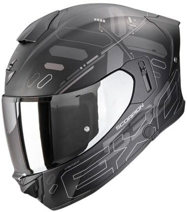 SCORPION EXO-530 AIR FOND Matte Black-Silver S