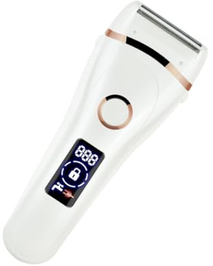IMIKEYA Tondeuse à Cheveux Électrique Femme Étanche USB Rechargeable Rasoir Portable Lame en Acier Inoxydable Léger Épilation Visage Sourcils et Corps