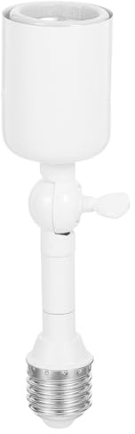 SEWOART Douille Céramique E27 Blanche pour Ventilateur de Plafond Lumière Orientable, Résistante à Haute Température, Adaptée pour Installations Hautes ou Encastrées